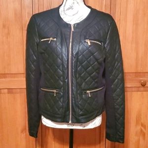 Women's Faux Leather Jacket